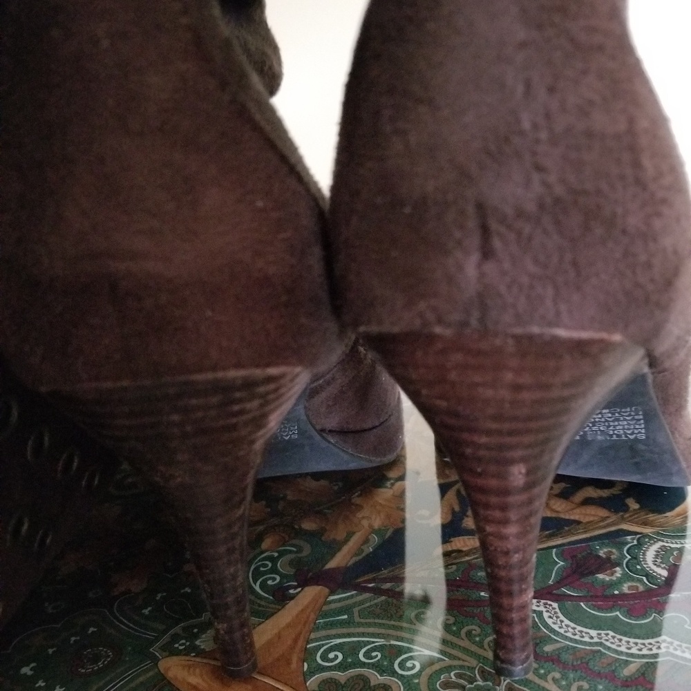 Brown Suede Boots - Picture 5 of 6